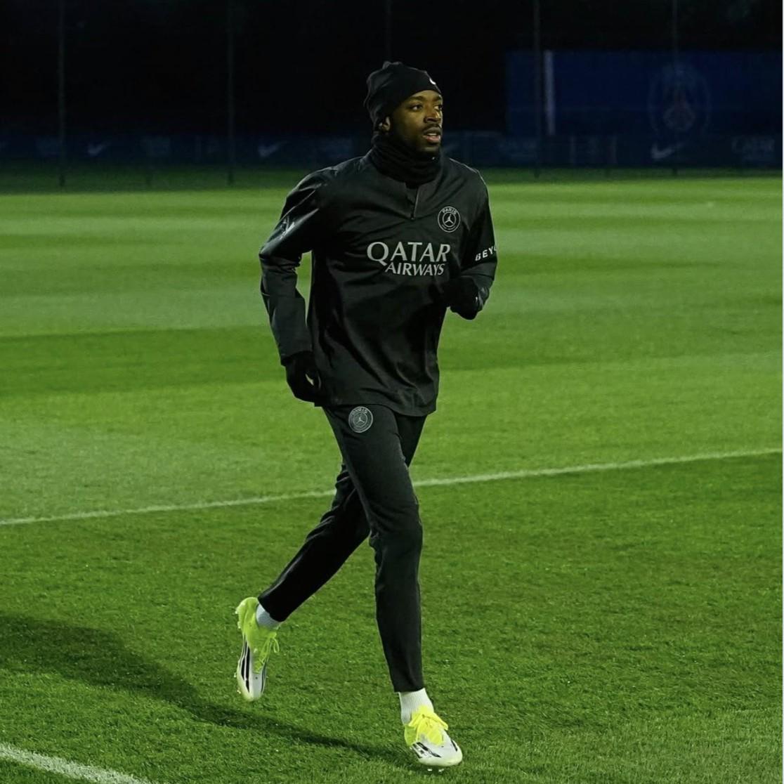 中超联赛-队报：登贝莱训练中出现腿部不适，对阵摩纳哥能否出场成疑